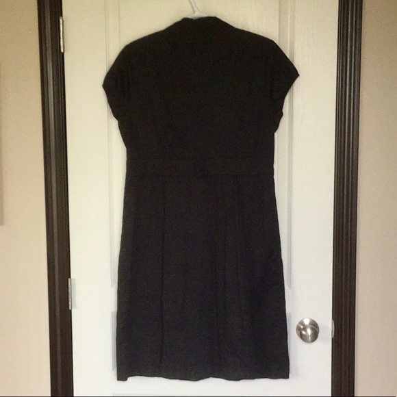 Reitmans - 100% Cotton Button Front Dress - Black - Picture 4 of 4